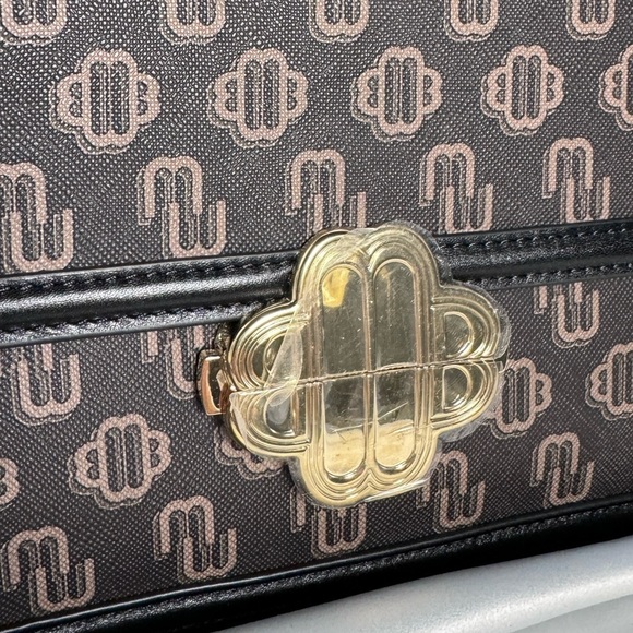 NWT MAJE Clover Canvas Bag with Leather Trim - Picture 10 of 17